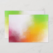 Colorful Elegant moderne Abstrait vierge Modèle (Devant / Derrière)