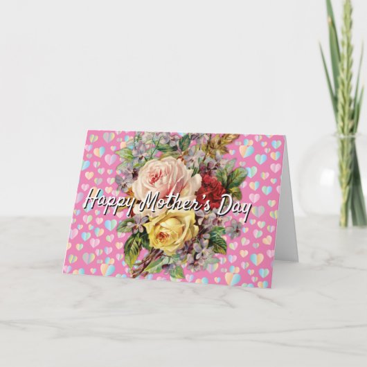 Colorful Elegant Moederdag Kaart (Voorkant)