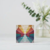 "Colorful Elegant Rainbow Faire-part de mariage (Debout devant)