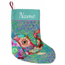 Colorful Elephant Kerstmis Stocking