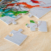 Colorful elephant legpuzzel (Zijkant)