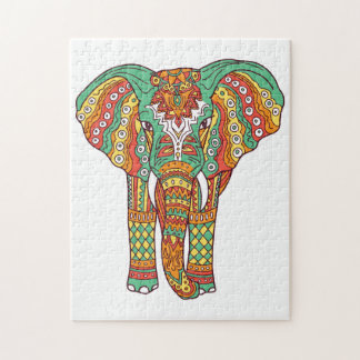 Colorful Elephant Mandala Legpuzzel