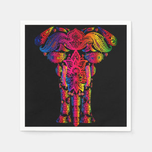 Colorful Elephant Paper Napkins Servet