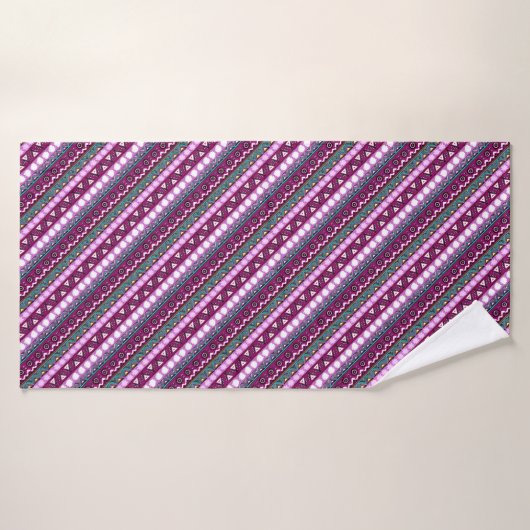 Colorful ethnic patterns design badhanddoek (Badhanddoek)