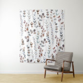 Colorful Eucalyptus Waterverf   Wandkleed (In situ)