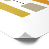 Colorful Exclamation Points Geometric Mid Century Poster (Hoek)