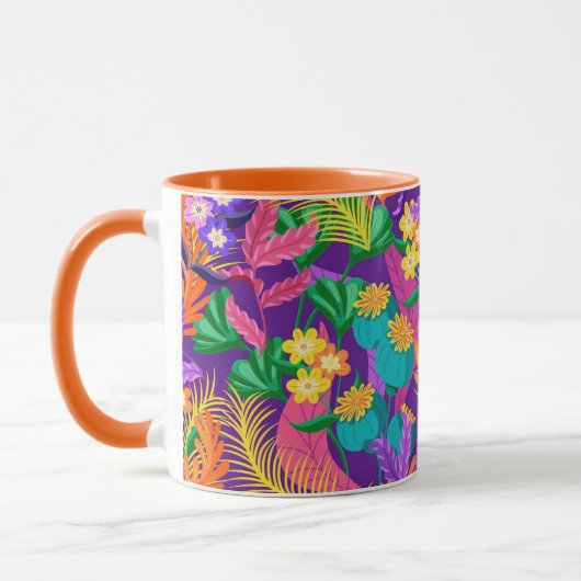 Colorful Exotic Floral Pattern-23148 Mok (Links)