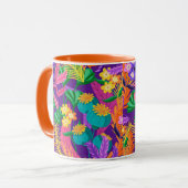 Colorful Exotic Floral Pattern-23148 Mok (Voorkant links)