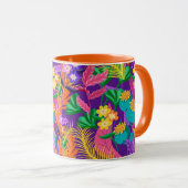 Colorful Exotic Floral Pattern-23148 Mok (Voorkant rechts)
