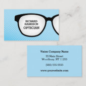Colorful Eyeglasses voor Opticien Visitekaartje (Voorkant / Achterkant)