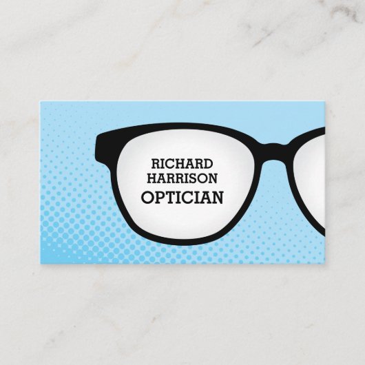 Colorful Eyeglasses voor Opticien Visitekaartje (Voorkant)