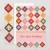 Colorful Fabrics Patroon Kaart (Voorkant / Achterkant)