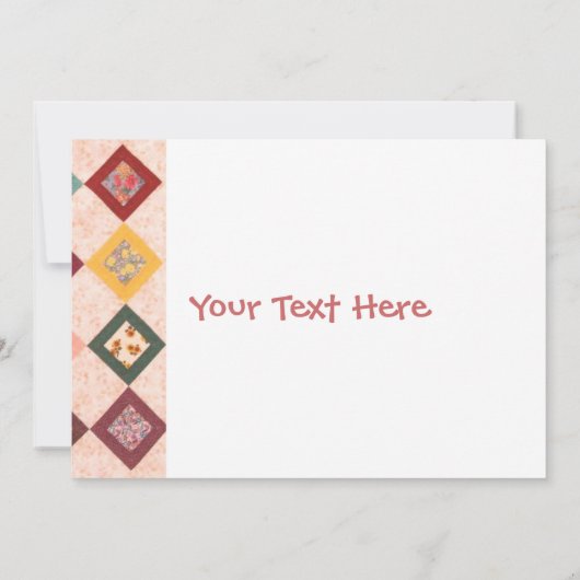 Colorful Fabrics Patroon Kaart (Achterkant)