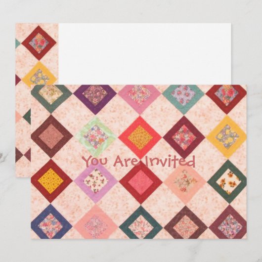 Colorful Fabrics Patroon Kaart (Voorkant / Achterkant)