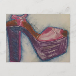 Colorful Fabulous Shoe Briefkaart