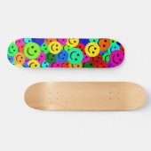 COLORFUL FACES COLLAGE SKATEBOARD (Horizontaal)