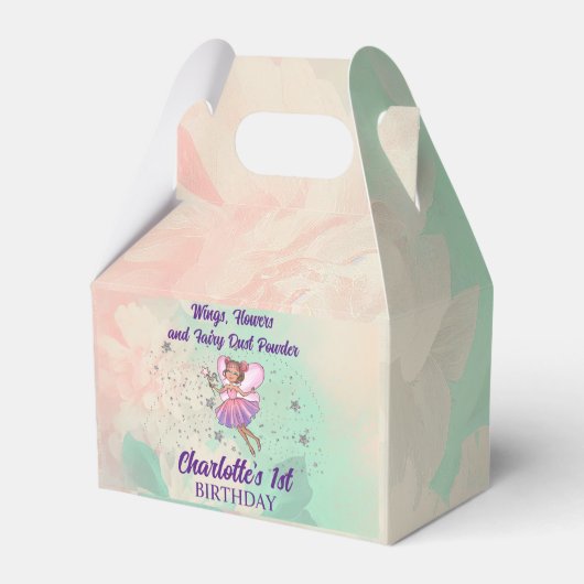 Colorful Fairy Birthday Bedankdoosjes (Achterkant)