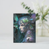Colorful Fairy Fantasy Art Briefkaart (Staand voorkant)