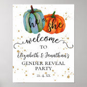 Colorful Fall Citrouilles Genre Reveillez Affiche  (Devant)