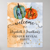 Colorful Fall Citrouilles Genre Reveillez Affiche (Devant)