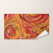 Colorful Fall Foliage Abstrait (Serviette à main)