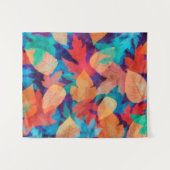 Colorful Fallen Leaves Wandkleed (Voorkant (horizontaal))