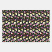 Colorful Fantastic Flowers Inpakpapier Vel (Voorkant 3)