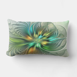 Colorful Fantasy Abstract Flower Fractal Art Kussen