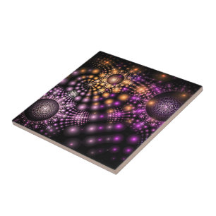 Colorful Fantasy Fractal Ceramic Tegel Tegeltje