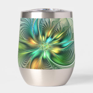Colorful Fantasy Modern Abstract Flower Fractal
