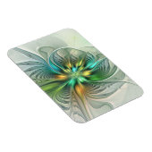 Colorful Fantasy Modern Abstract Flower Fractal Magneet (Rechterzijde)