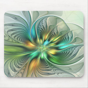 Colorful Fantasy Modern Abstract Flower Fractal Muismat