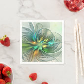 Colorful Fantasy Modern Abstract Flower Fractal Servet (Insitu)