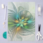 Colorful Fantasy Modern Abstract Flower Fractal Tissuepapier (Craft)