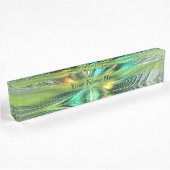Colorful Fantasy Moderne Abstracte Art Flower Titl Naambordje