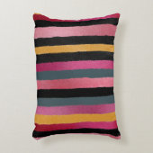 Colorful Farmhouse Stripes Accent Kussen (Voorkant(Verticaal))