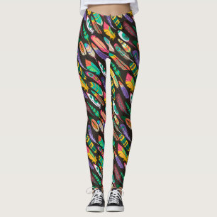 Colorful Feathers Leggings