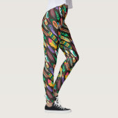 Colorful Feathers Leggings (Rechts)