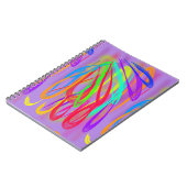 Colorful Feathers Notitieboek (Linkerzijde)