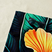 Colorful Feelings: Abstract Face Strandlaken (In situ)