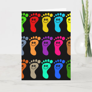Colorful Feet Kaart