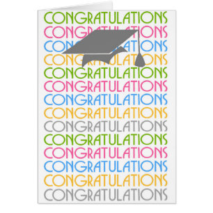 Colorful fgrats casquette graduation personnalisab