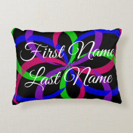 Colorful Figure 8 Geometric Accent Parody Pillow Accent Kussen