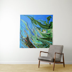 Colorful Fine Art Beste abstracte meesterwerk Wandkleed