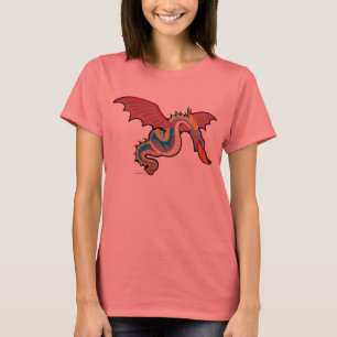 Colorful Fire-Breathing Dragon T-shirt