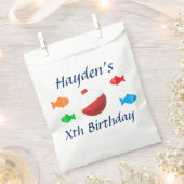 Colorful Fish Birthday Bedankzakje (Geknipt)