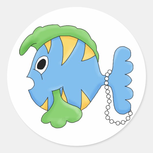 Colorful Fish Sticker (Voorkant)