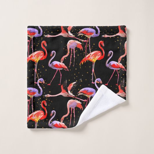 Colorful Flamingo Washandje (Wasdoekje)