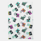 Colorful Flash Camera Drink Placemats Theedoek (Verticaal)