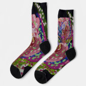 Colorful Floral Crew Socks Sokken (Links)
